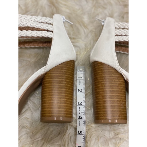 White Block Heels - Picture 5 of 7